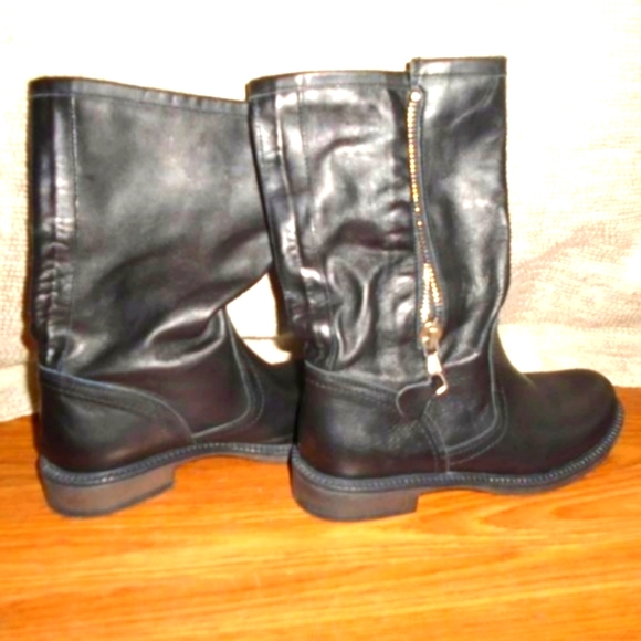 2/$40 Loft flat black zippered boot (6.5 - 7 US) - Picture 2 of 3